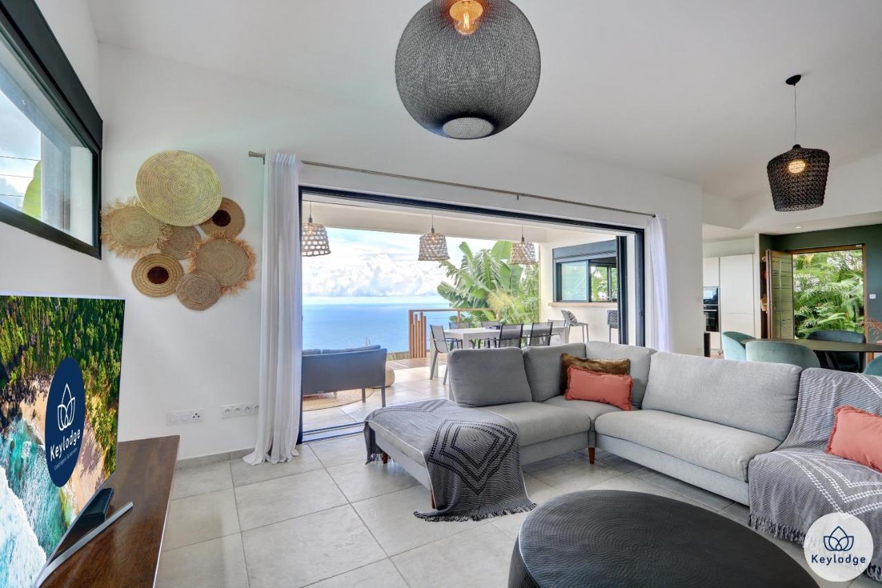 Villa Paloma 4 étoiles avec Piscine et Vue exceptionnelle sur l'ocean à Saint-Leu Exterior foto