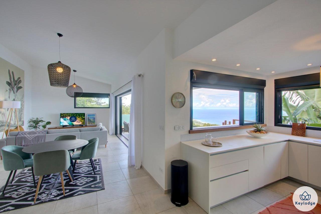 Villa Paloma 4 étoiles avec Piscine et Vue exceptionnelle sur l'ocean à Saint-Leu Exterior foto