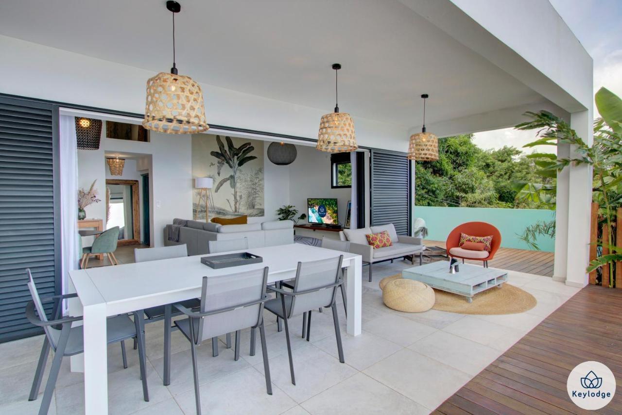 Villa Paloma 4 étoiles avec Piscine et Vue exceptionnelle sur l'ocean à Saint-Leu Exterior foto